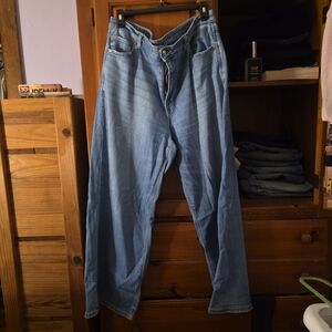 American Eagle Dream Drape High Waisted Wide Leg